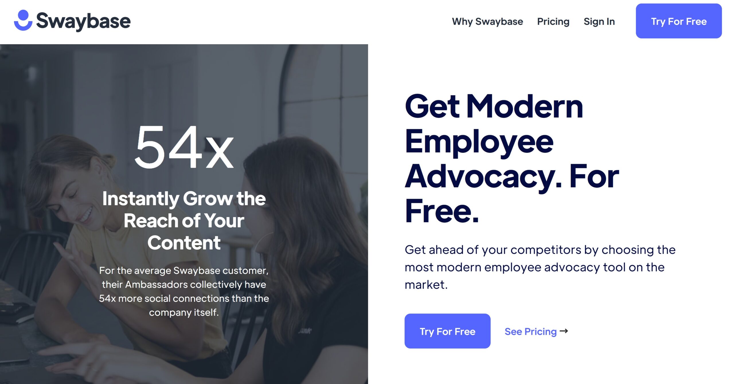 Swaybase: Ολοκλήρωση Νέας Πλατφόρμας Employee Advocacy